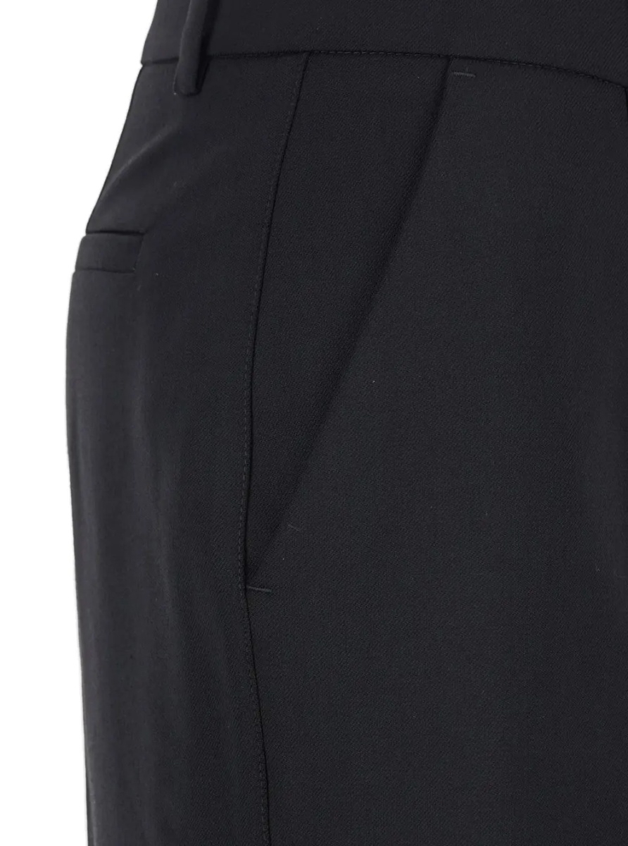 Pantaloni P.A.R.O.S.H. Black Pants with Belt Loops in Wool Blend Woman - Img 3