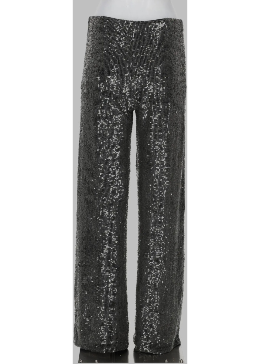 Pantaloni P.A.R.O.S.H. Pantalone Dritto Con Paillettes - Img 2