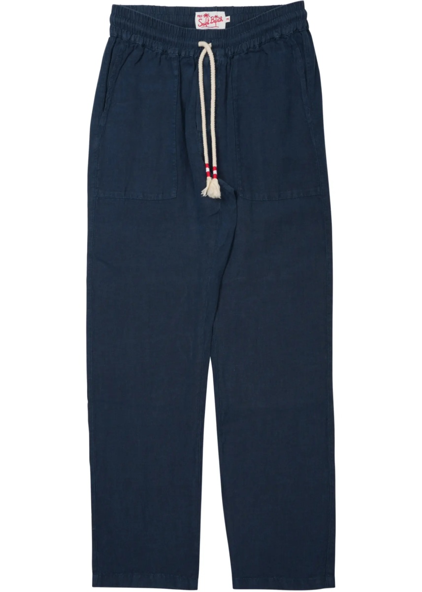 Pantaloni Pantalone "Calais" In Puro Lino - Img 3
