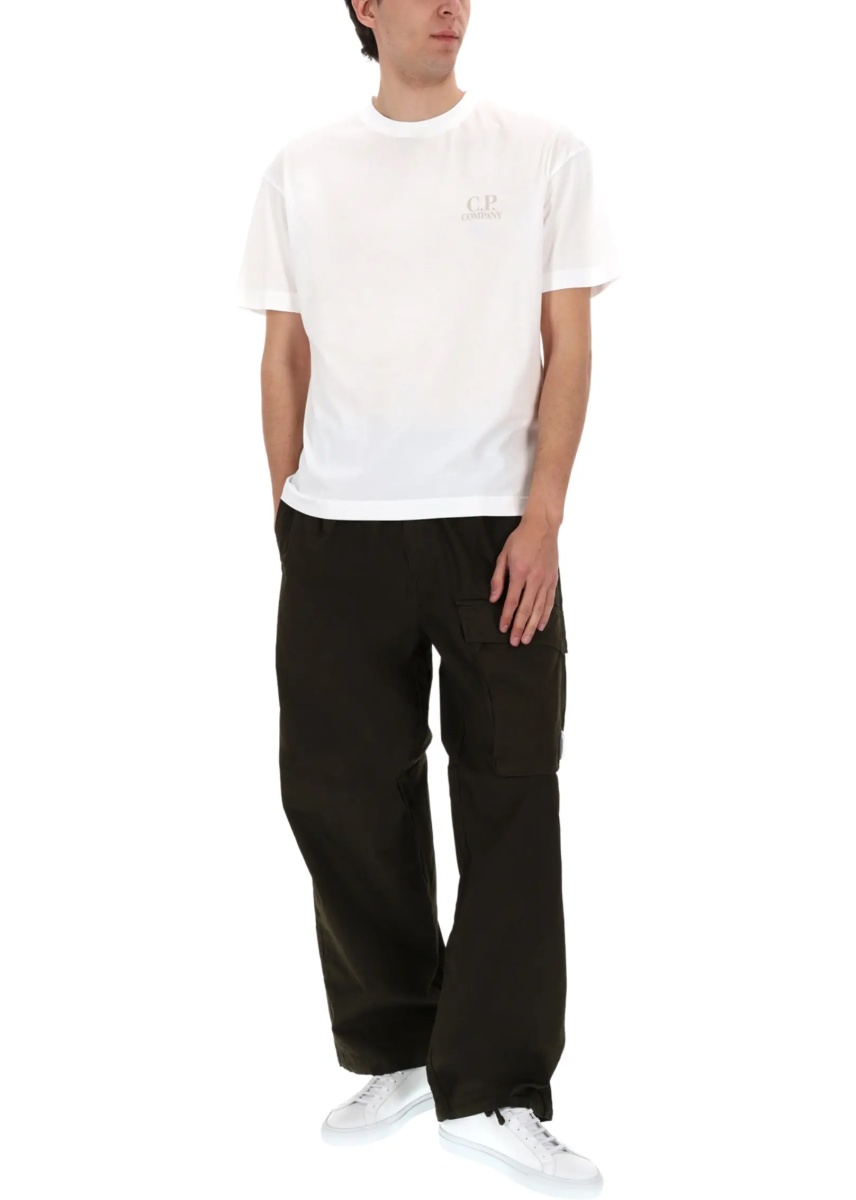 Pantaloni Pantalone Cargo Con Patch Logo - Img 2