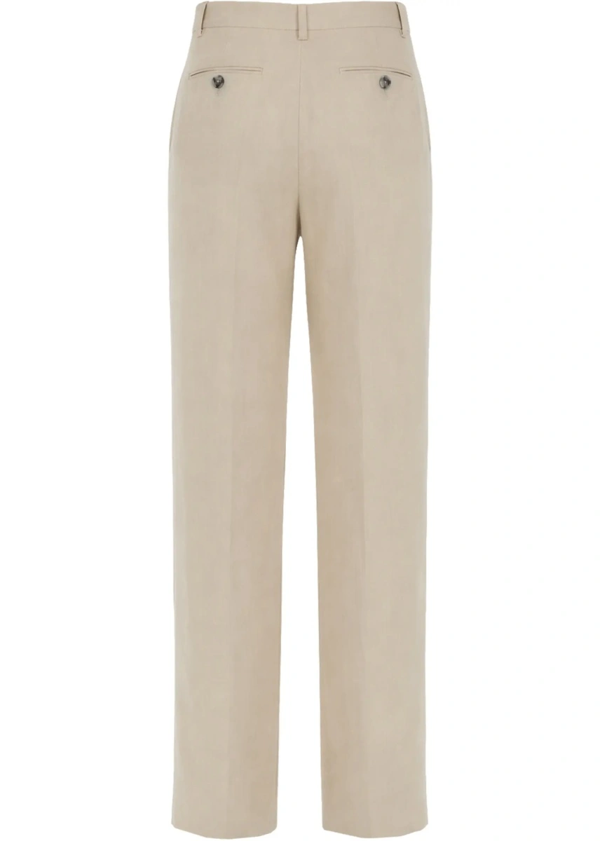 Pantaloni Pantalone Sartoriale In Lino - Img 3