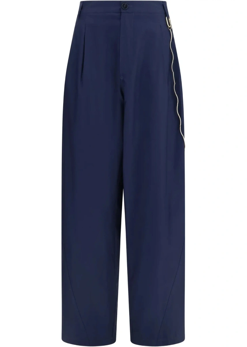 Pantaloni Phebe chain adorned wide-leg Pants - Img 8
