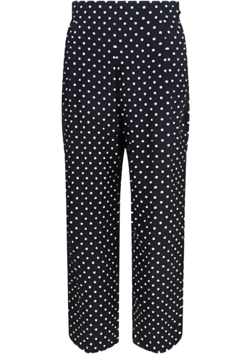 Pantaloni Polka-dot crêpe de chine Pants - Img 6