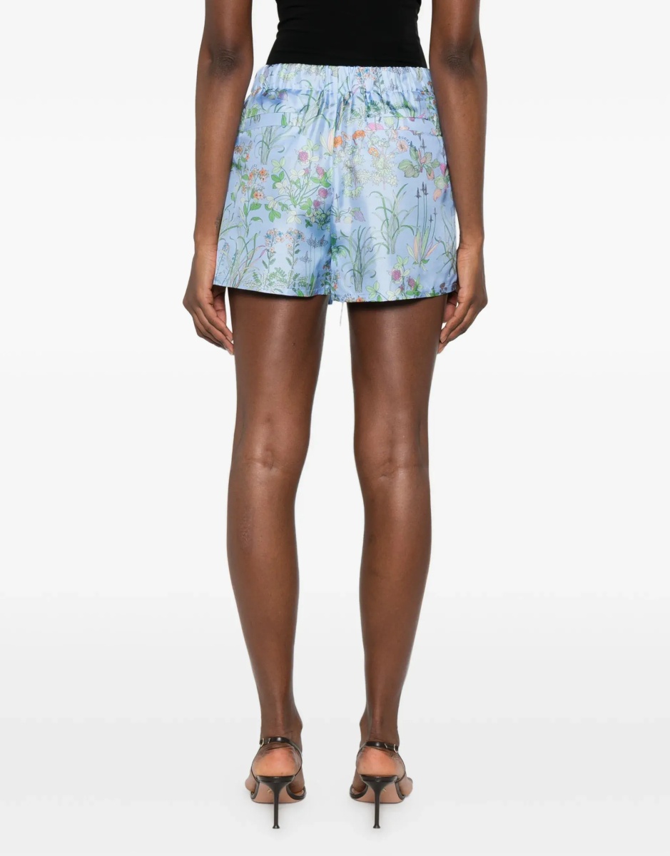 Pantaloni Printed silk twill Shorts - Img 6
