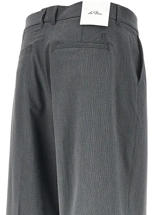 Pantaloni 'Reece' mini check viscose-blend pants - Img 4