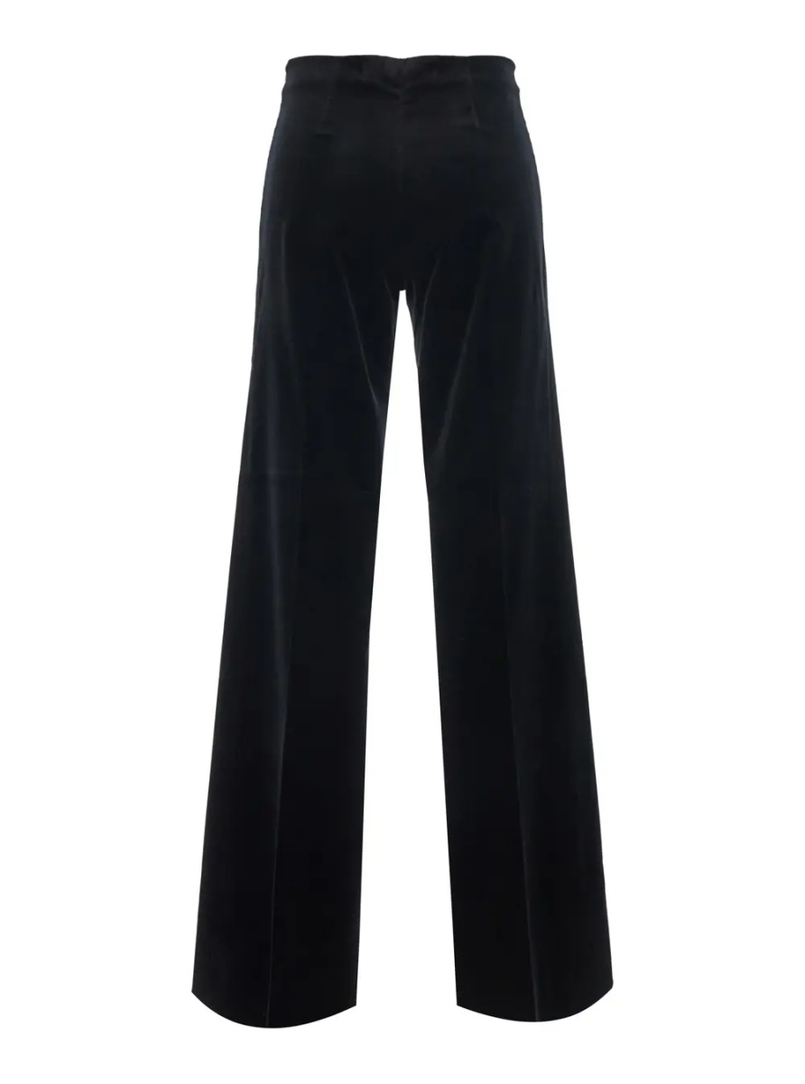 Pantaloni 'SAMUEL' Black Pants with side closure in Velvet for men - Img 2