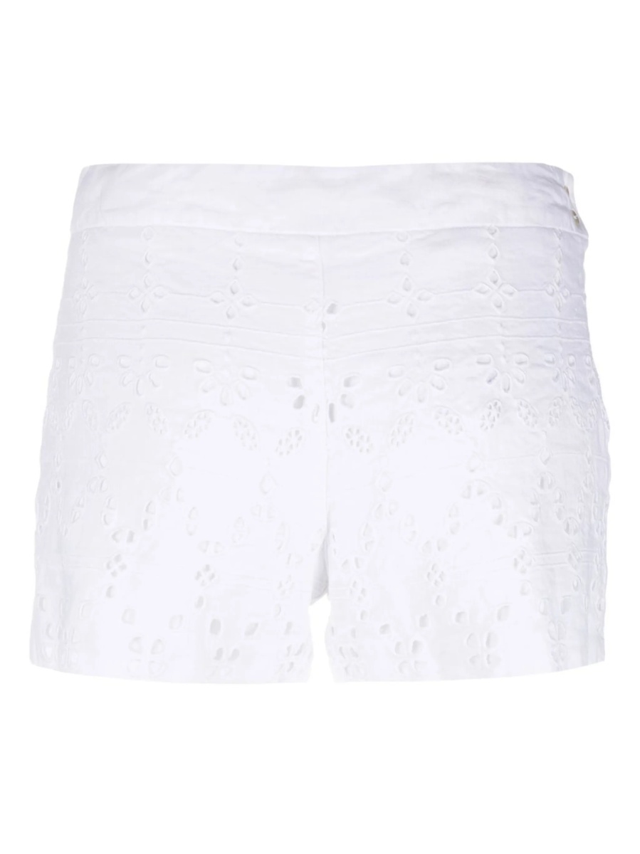 Pantaloni scurti 120% LINO albi - Img 2