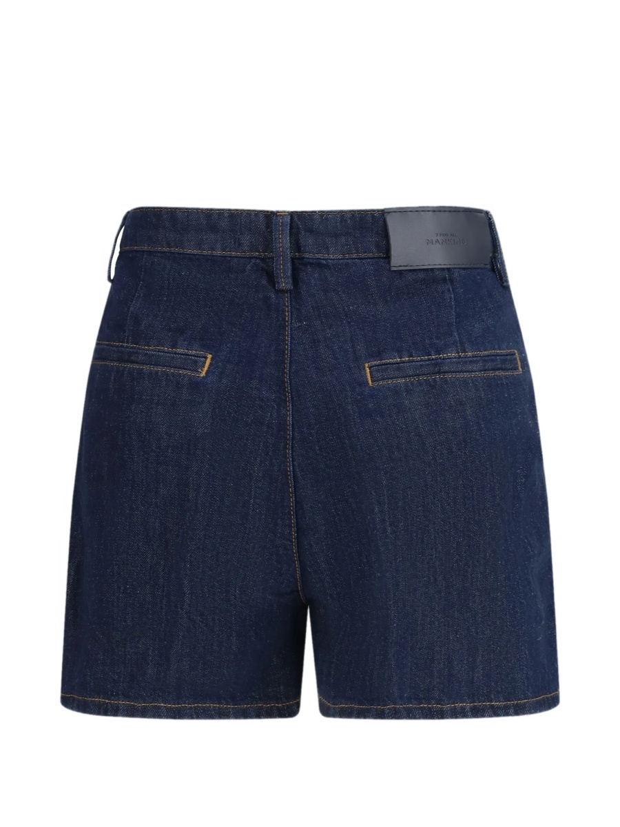 Pantaloni scurti 7 For All Mankind albastri - Img 2