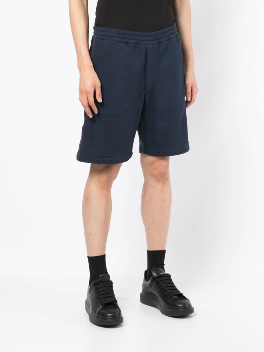 Pantaloni scurti Alexander McQueen albastri - Img 3
