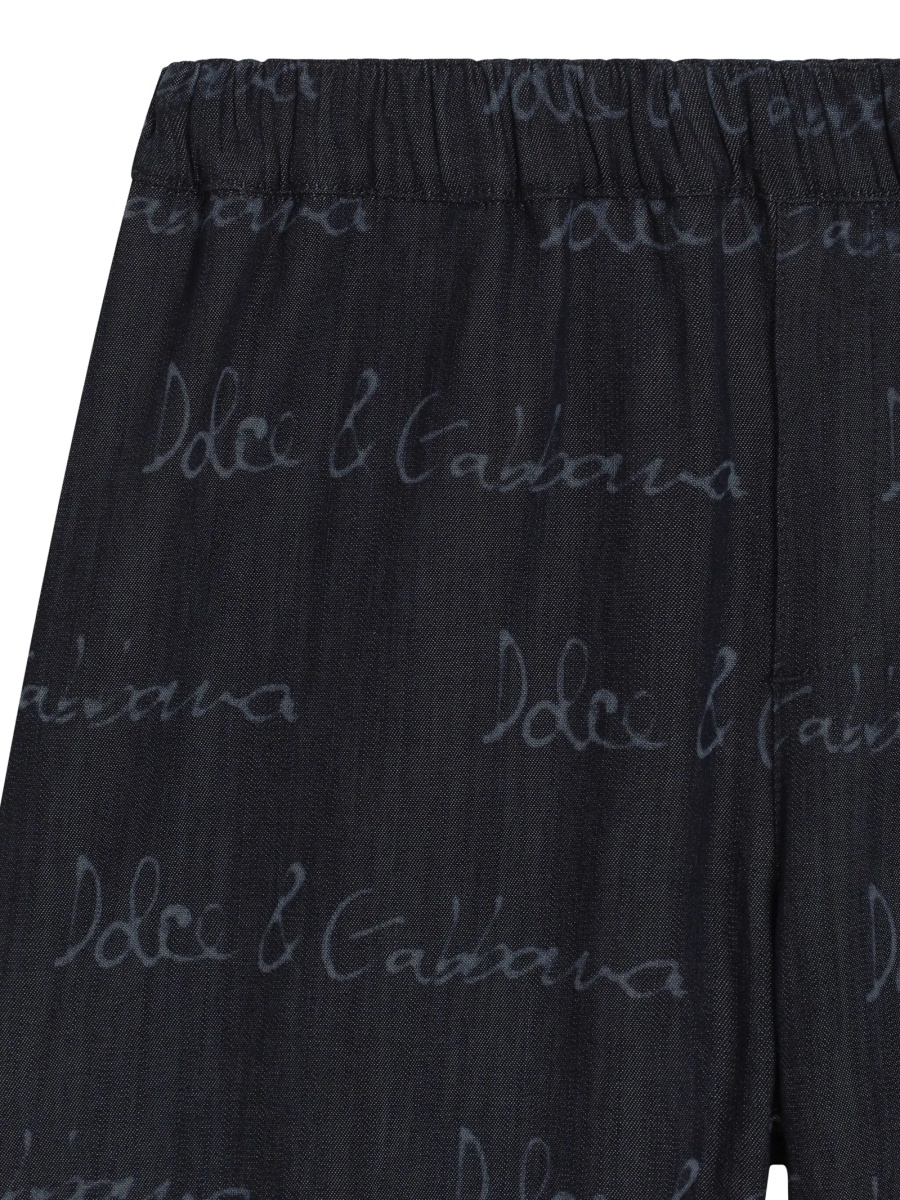 Pantaloni scurti Dolce &amp; Gabbana albastri - Img 3
