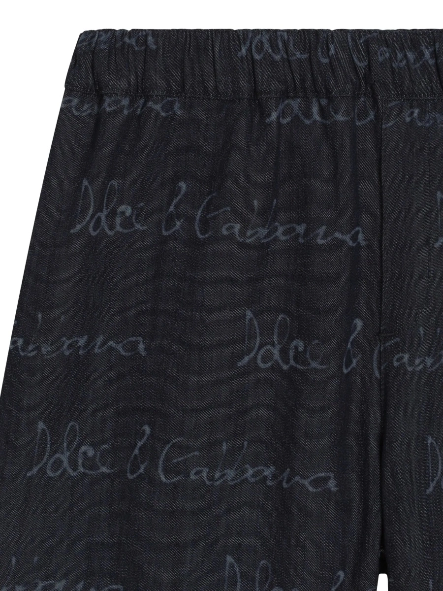Pantaloni scurti Dolce &amp; Gabbana albastri - Img 3