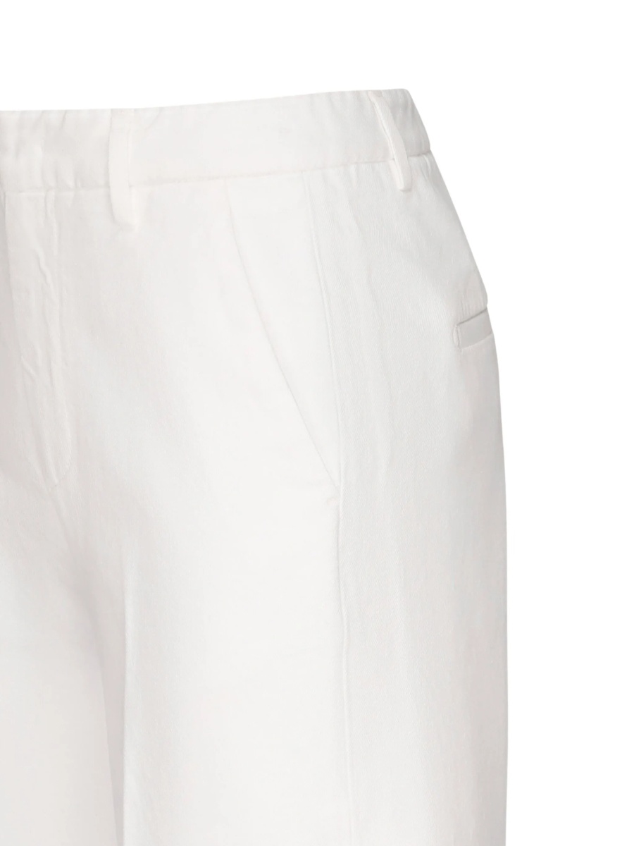 Pantaloni scurti Dondup albi - Img 3