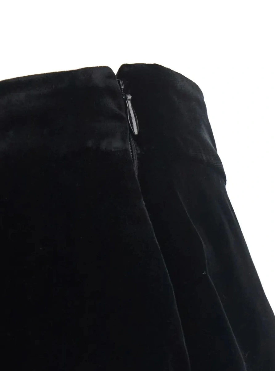 Pantaloni scurti Emporio Armani negri din vascoza - Img 3