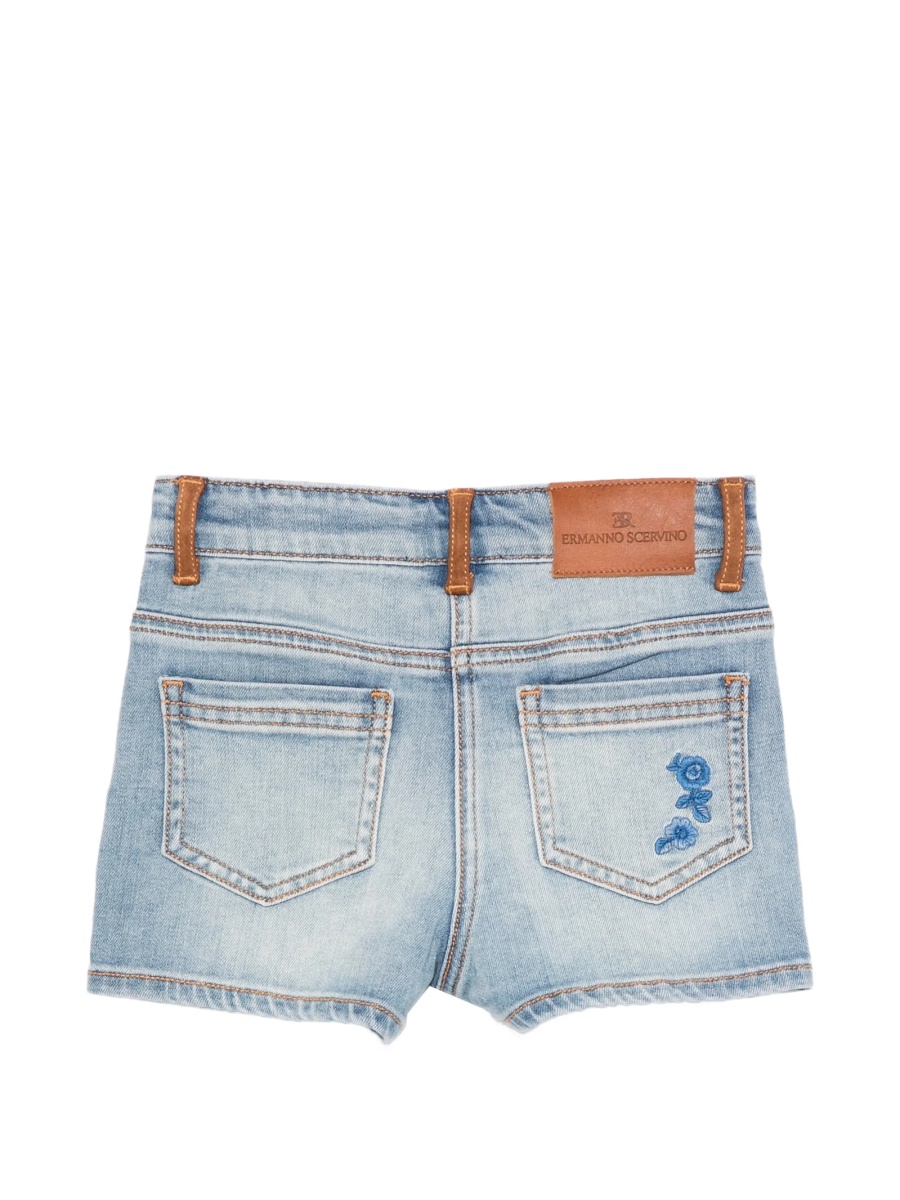 Pantaloni scurti Ermanno Scervino Kids albastri - Img 2