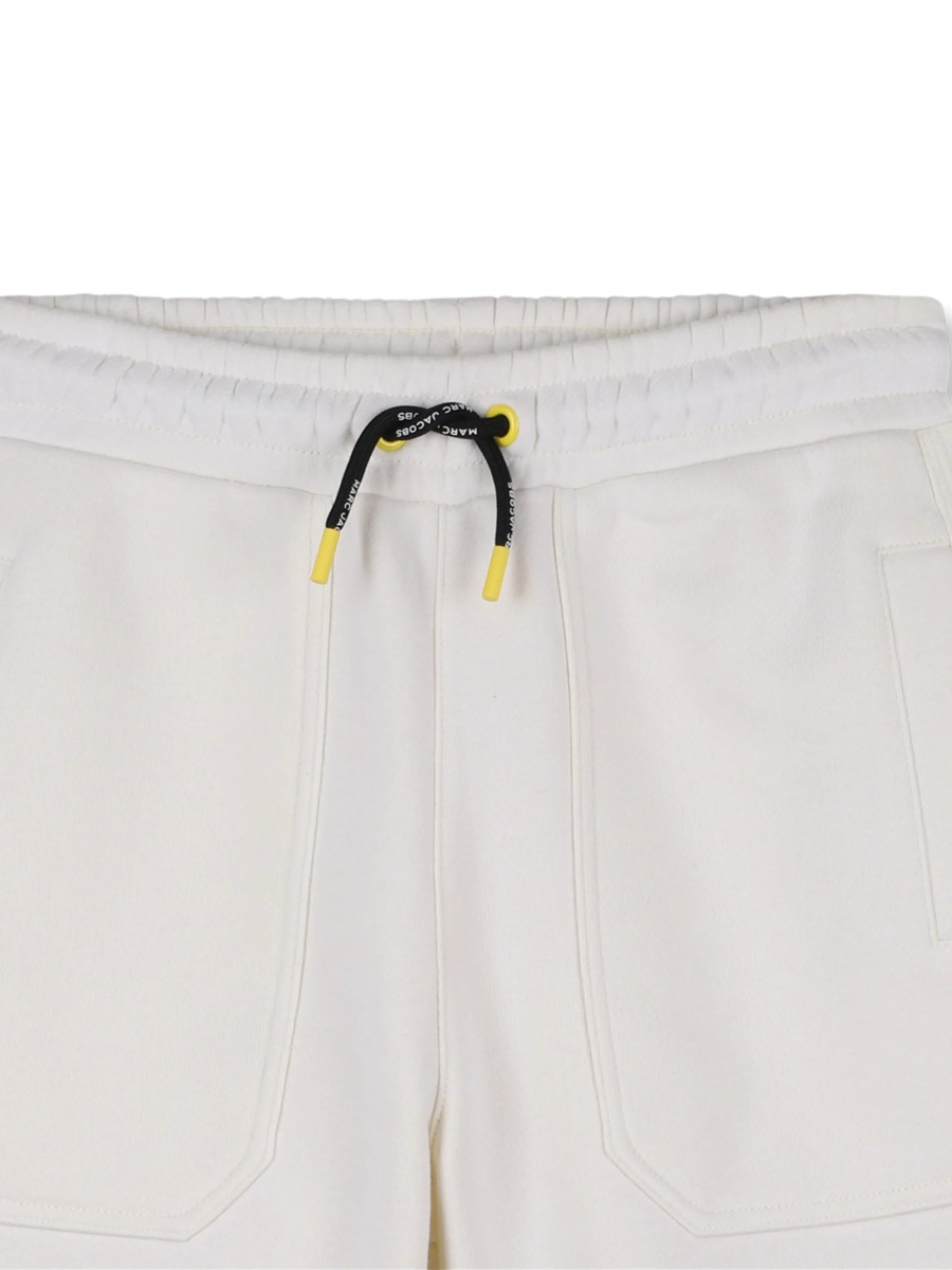 Pantaloni scurti Marc Jacobs albi - Img 3