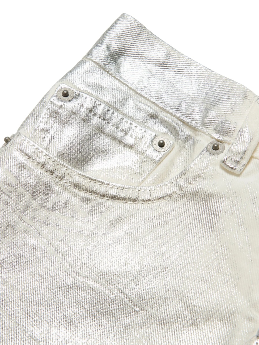 Pantaloni scurti MM6 Maison Margiela albi - Img 4