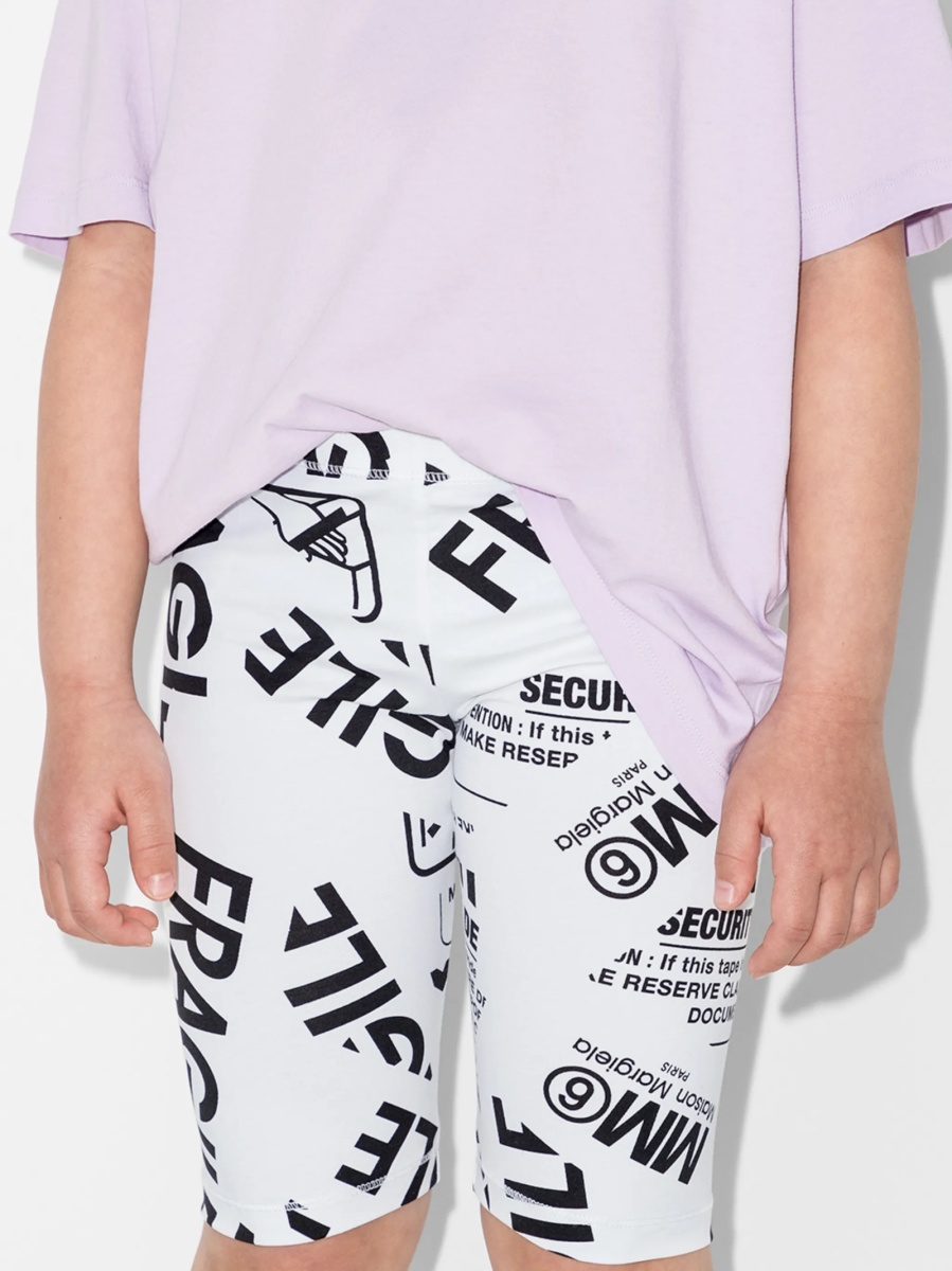 Pantaloni scurti MM6 Maison Margiela albi - Img 2