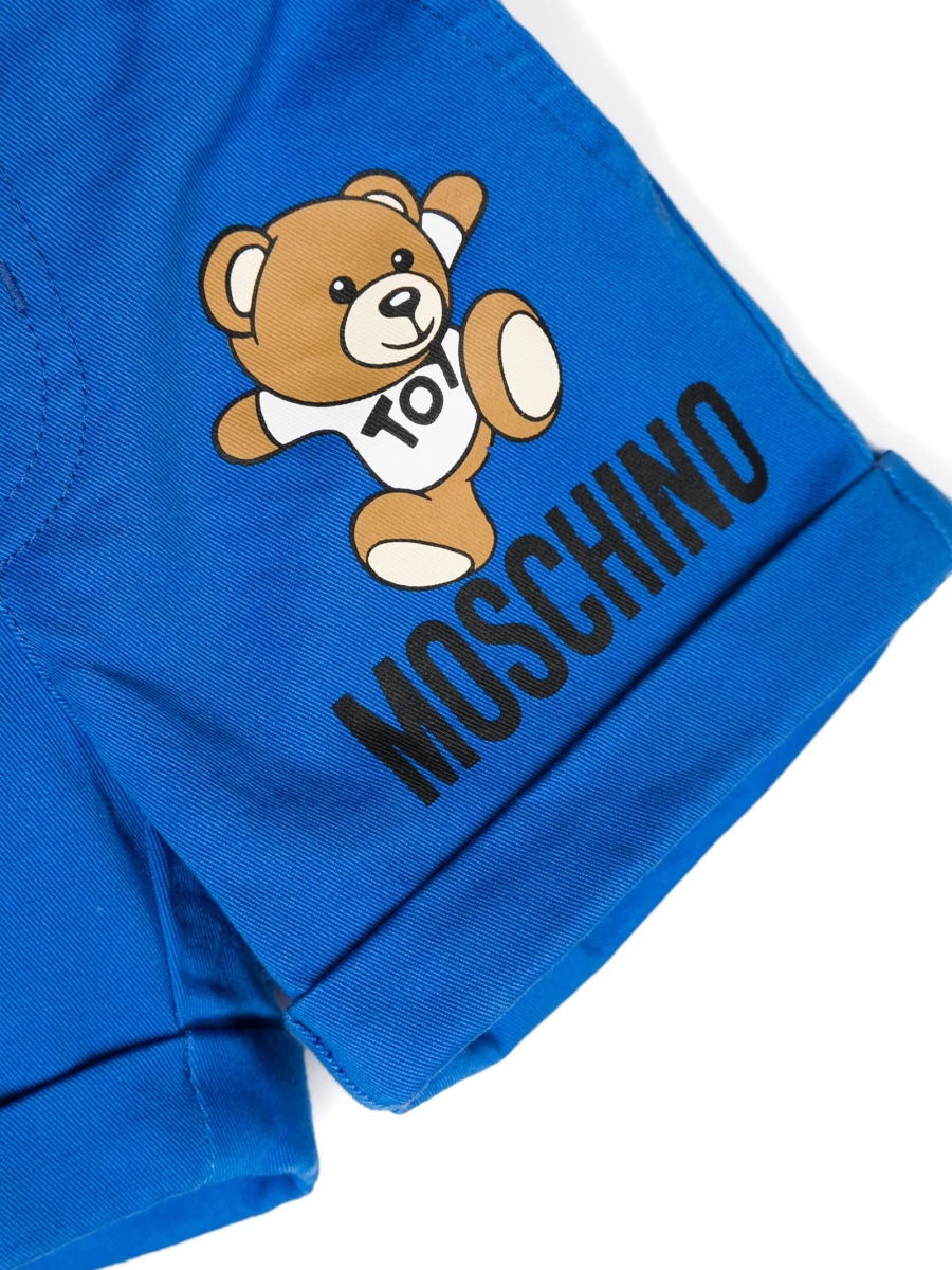 Pantaloni scurti Moschino albastri - Img 3