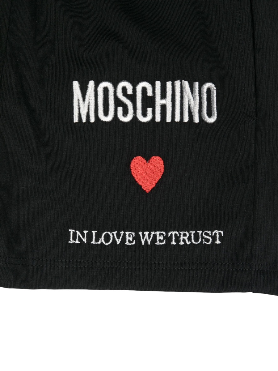 Pantaloni scurti Moschino negri - Img 3