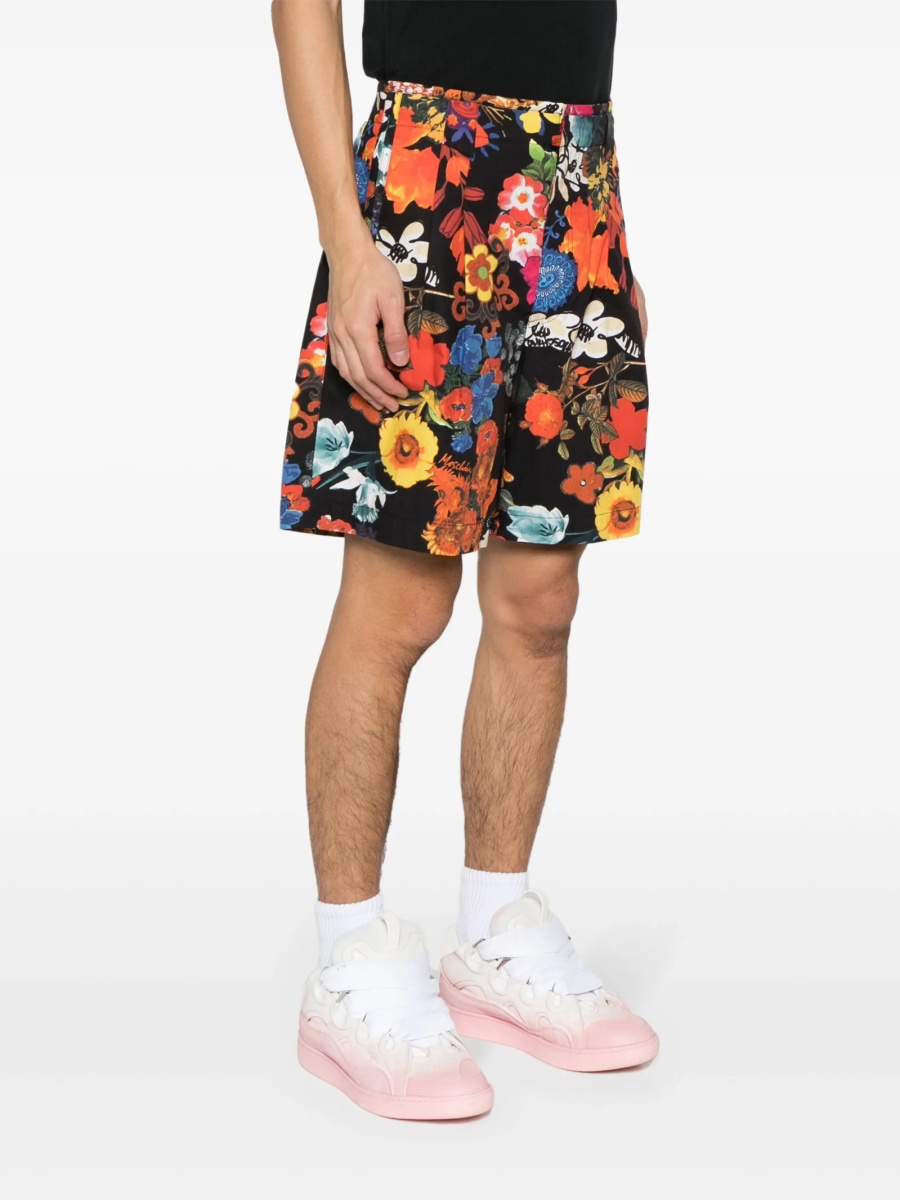 Pantaloni scurti Moschino negri - Img 3