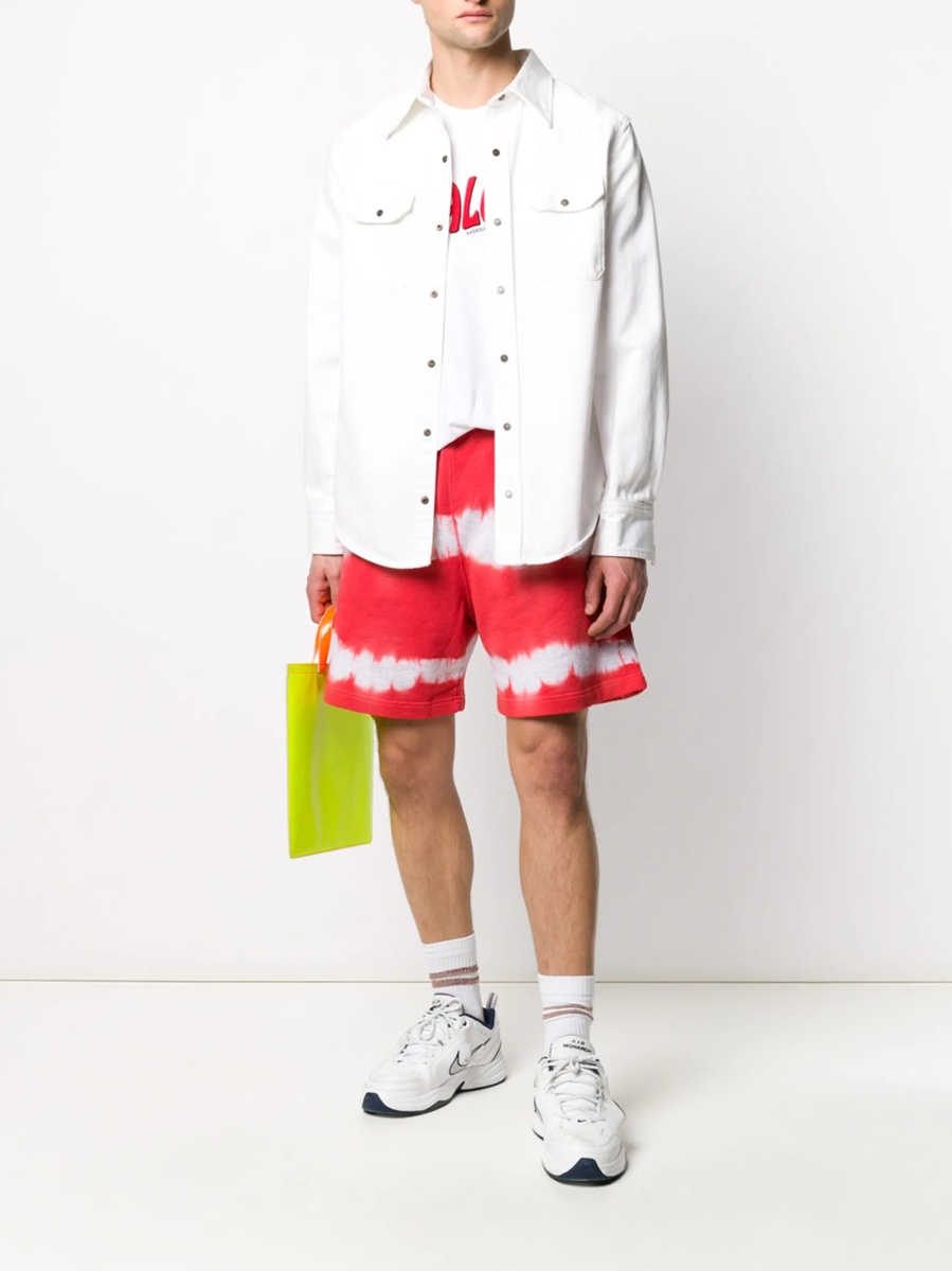 Pantaloni scurti MSGM rosii - Img 2