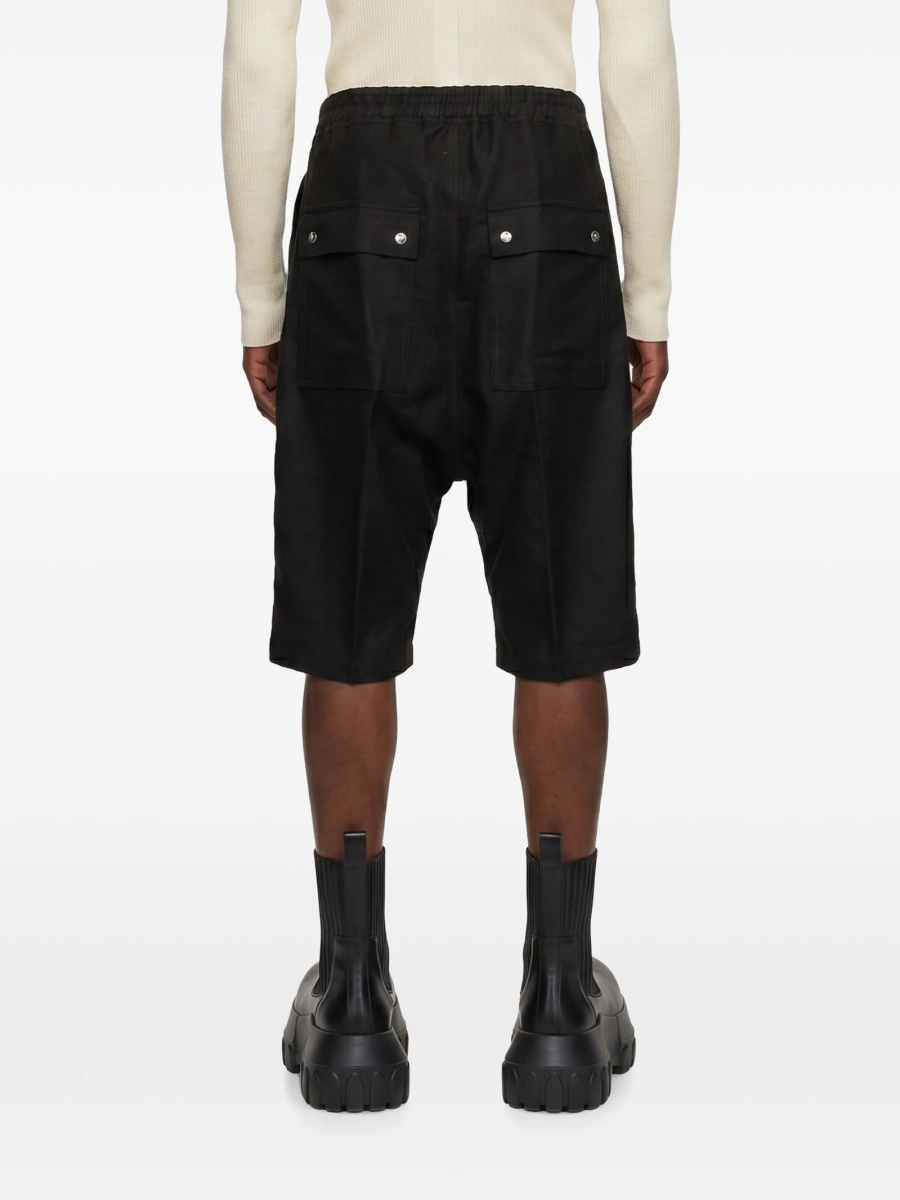 Pantaloni scurti Rick Owens negri - Img 3