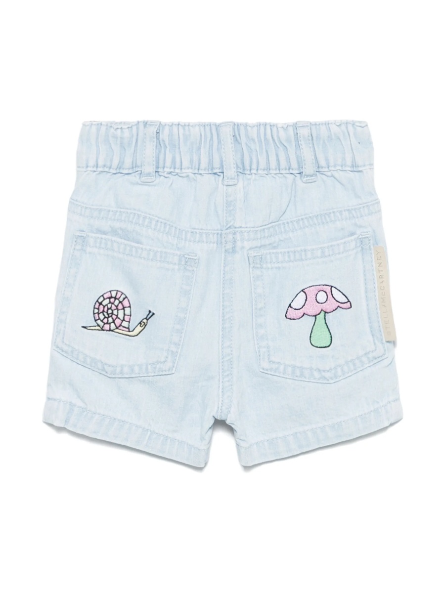 Pantaloni scurti Stella McCartney albastri - Img 2