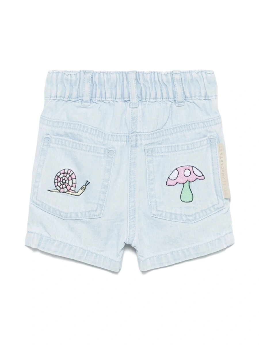 Pantaloni scurti Stella McCartney albastri - Img 2