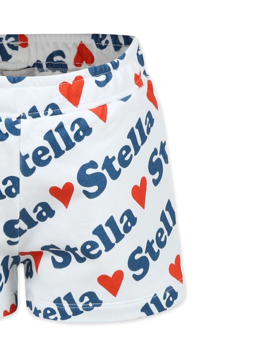 Pantaloni scurti Stella McCartney albi - Img 3