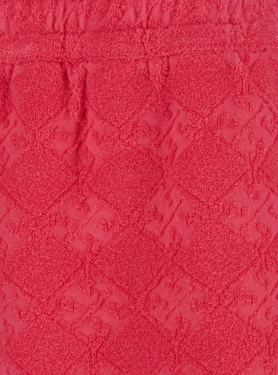 Pantaloni scurti Tory Burch roz din bumbac - Img 3