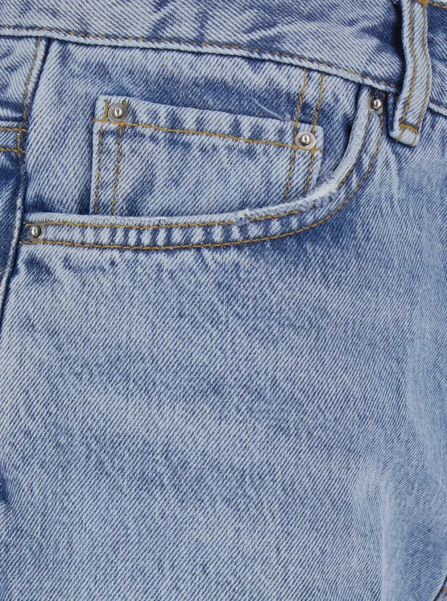 Pantaloni scurti TOTEME albastri din denim - Img 3
