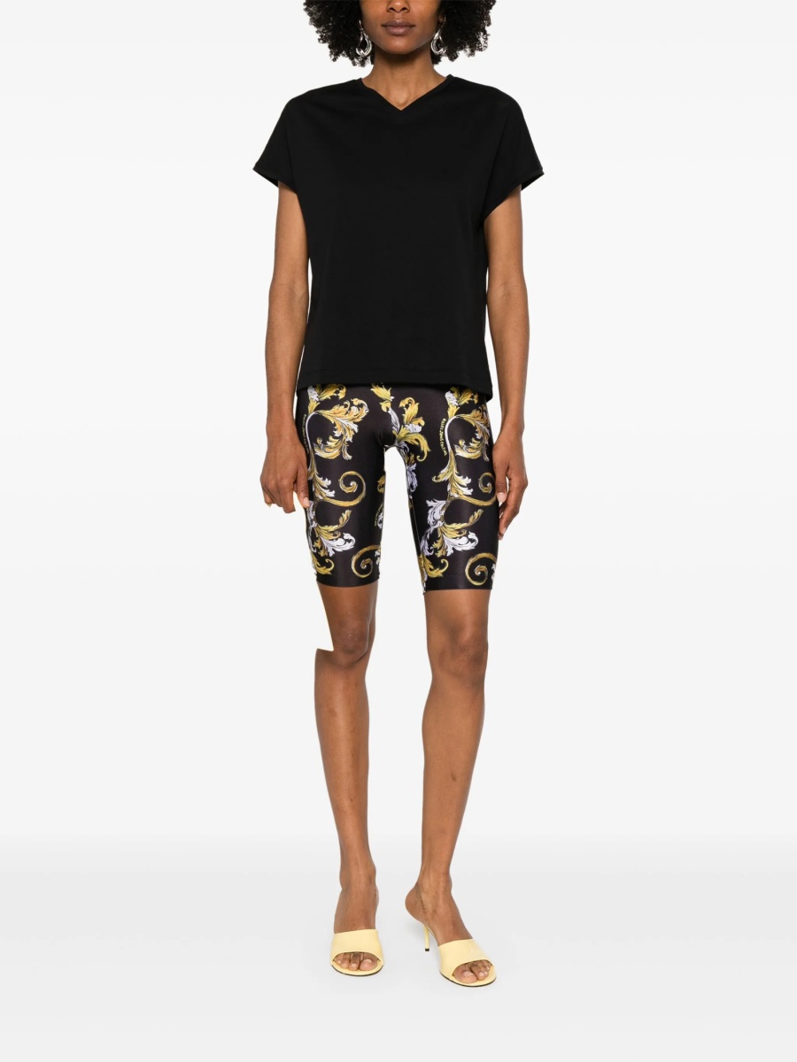 Pantaloni scurti Versace Jeans Couture negri - Img 2