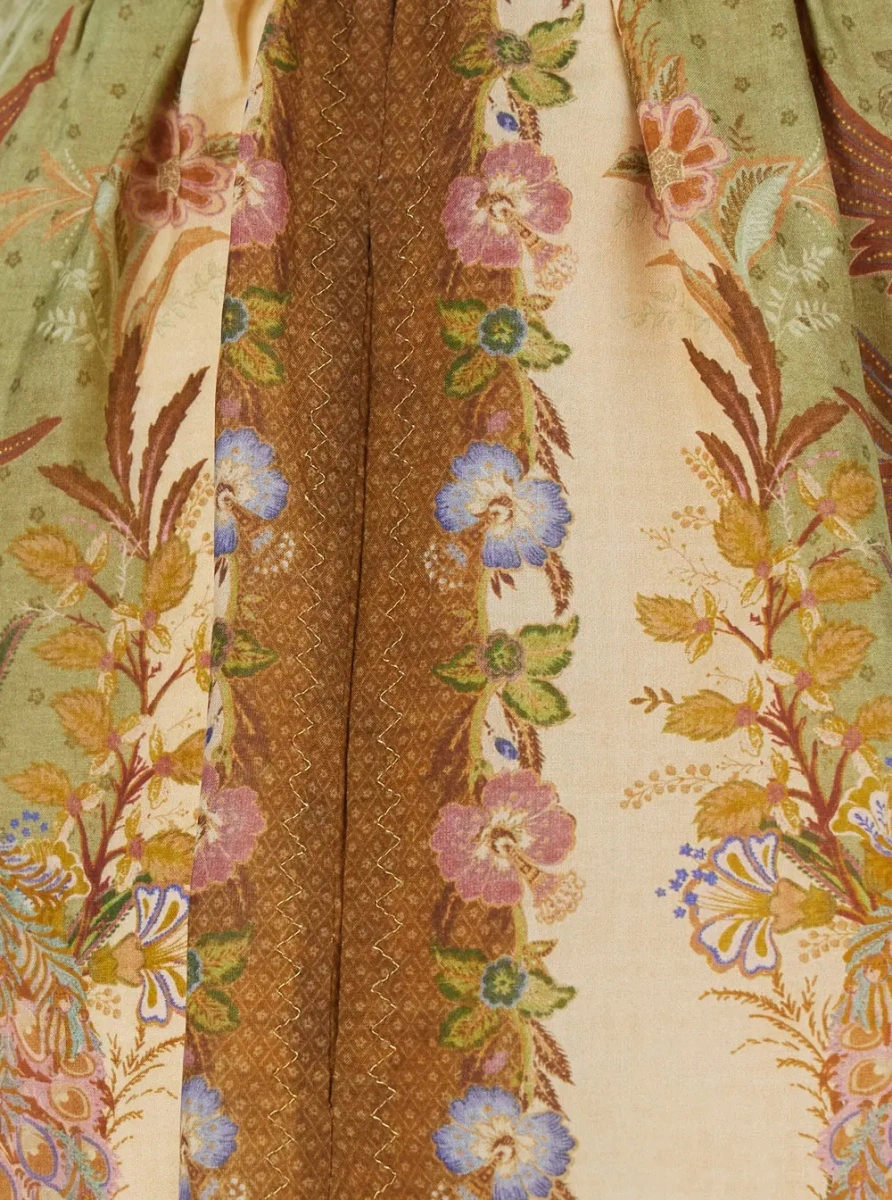 Pantaloni scurti ZIMMERMANN multicolor din matase - Img 3