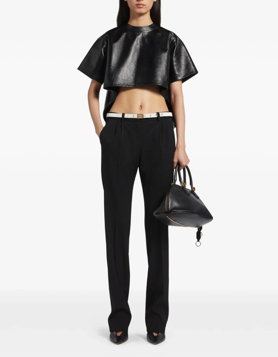 Pantaloni Slim-fit tailored Pants in stretch wool twill - Img 4