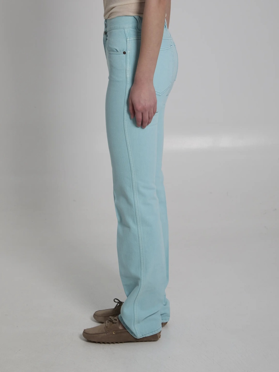 Pantaloni Straight Leg Jeans In Denim - Img 3