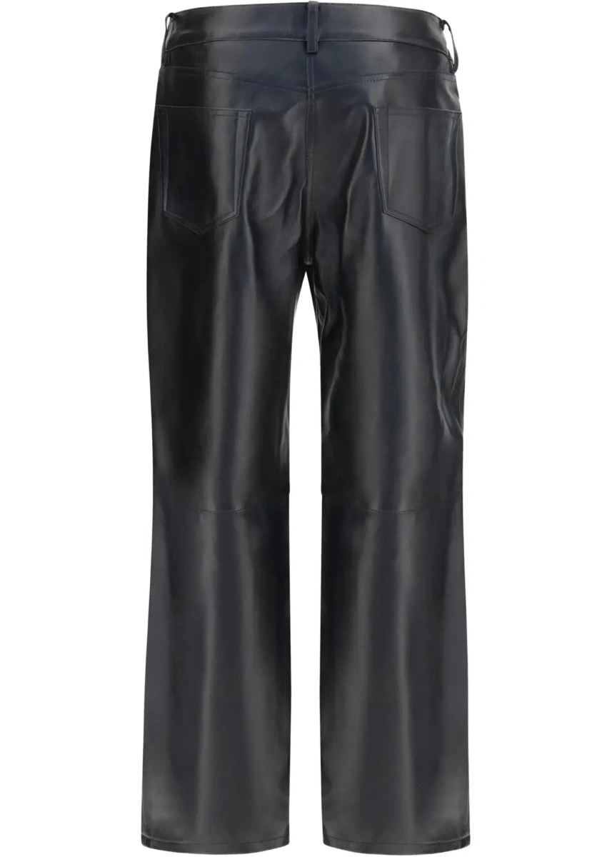 Pantaloni Straight-leg leather Pants - Img 4