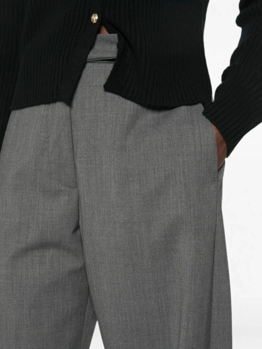 Pantaloni Straight-leg wool-blend Pants - Img 7