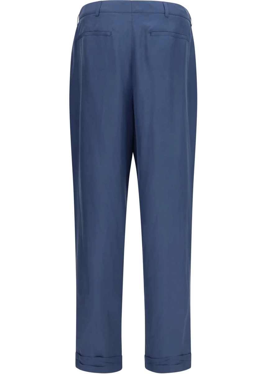 Pantaloni Tailored Pants with habutai silk belt - Img 2