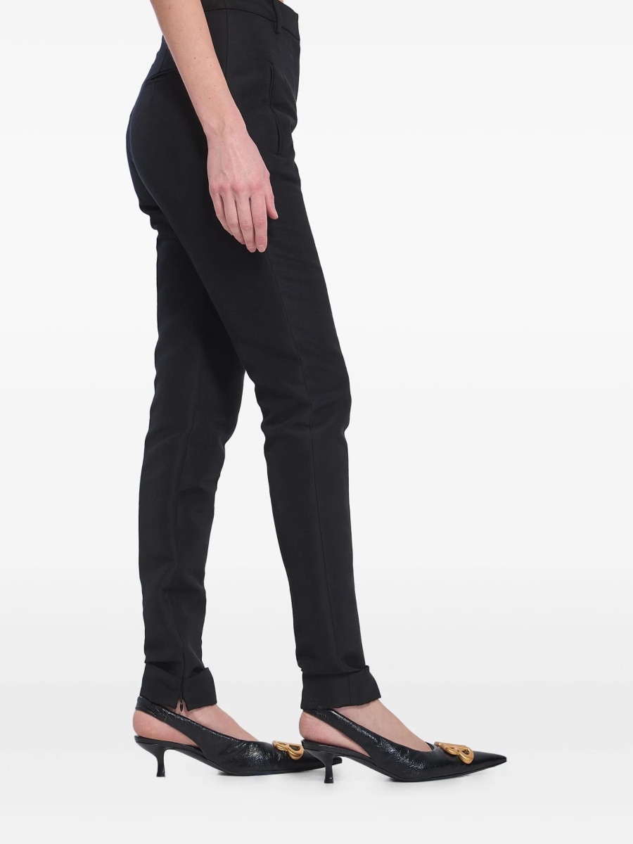 Pantaloni talie inalta Balenciaga negri - Img 2
