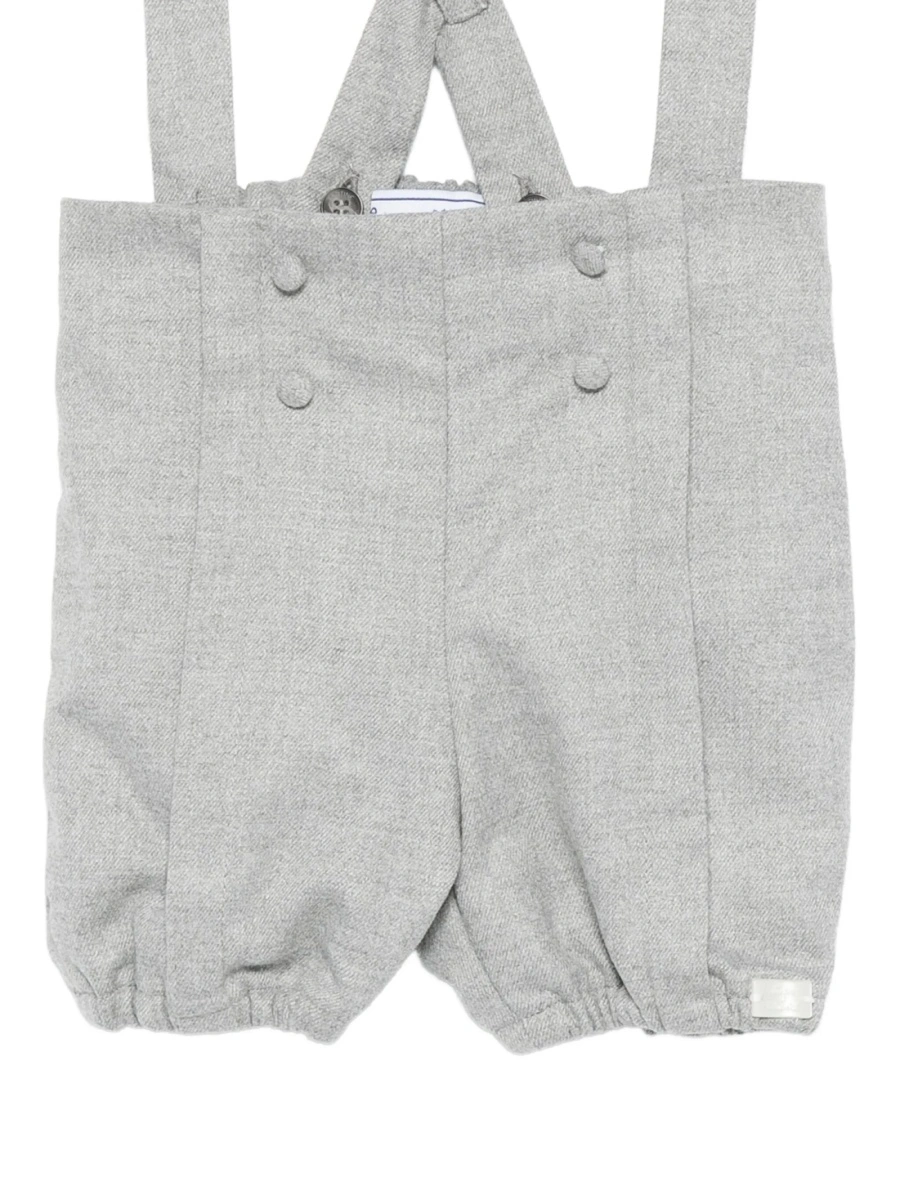 Pantaloni Tartine et Chocolat gri din vascoza si polyester - Img 3