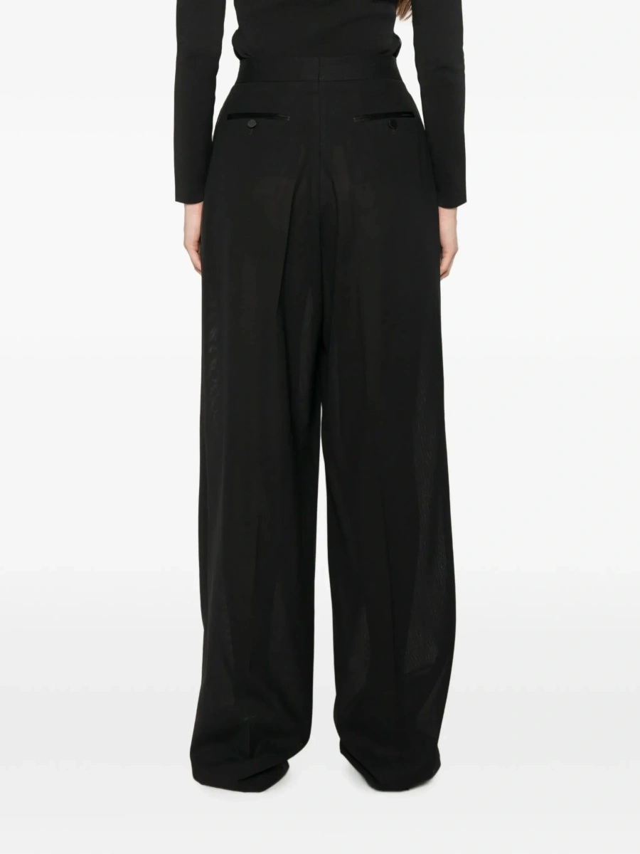 Pantaloni Tom Ford negri din lana - Img 5