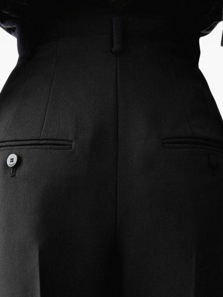 Pantaloni trei sferturi JACQUEMUS negri - Img 4