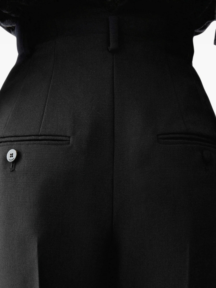 Pantaloni trei sferturi JACQUEMUS negri - Img 4