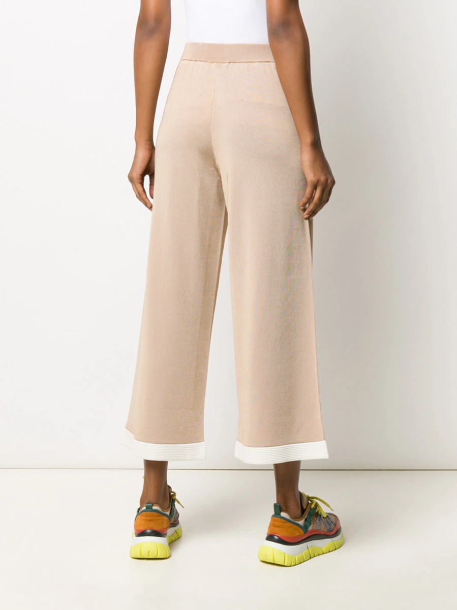 Pantaloni trei sferturi LOVE Moschino neutri - Img 4