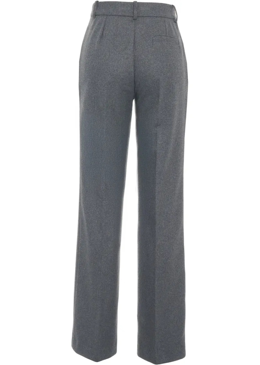 Pantaloni Trousers with pressed creases in wool - Img 4