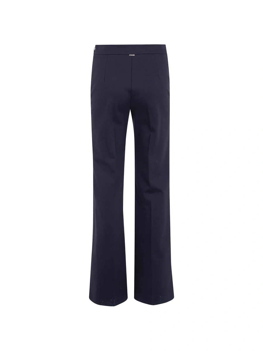 Pantaloni TWINSET negri din vascoza - Img 4