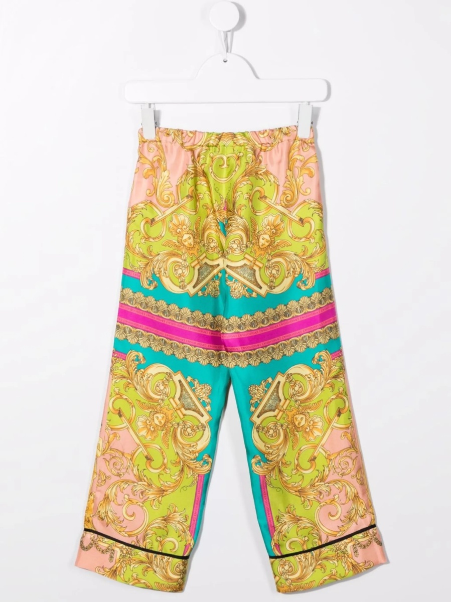 Pantaloni Versace galbeni - Img 2