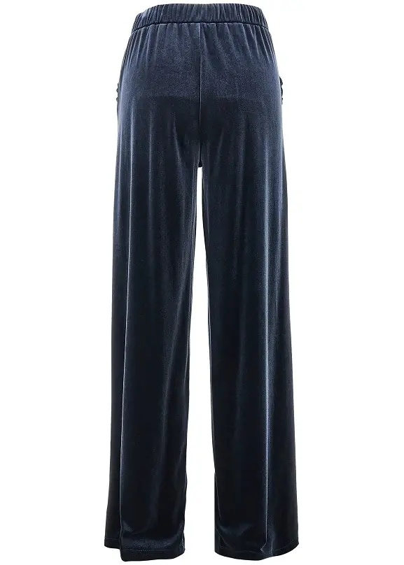 Pantaloni Wide leg chenille pants - Img 3