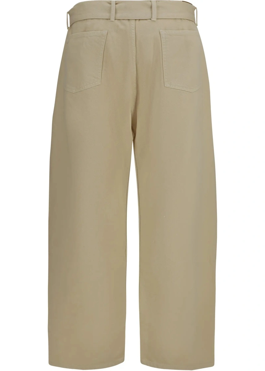 Pantaloni Wide-leg denim Pants with belt - Img 2
