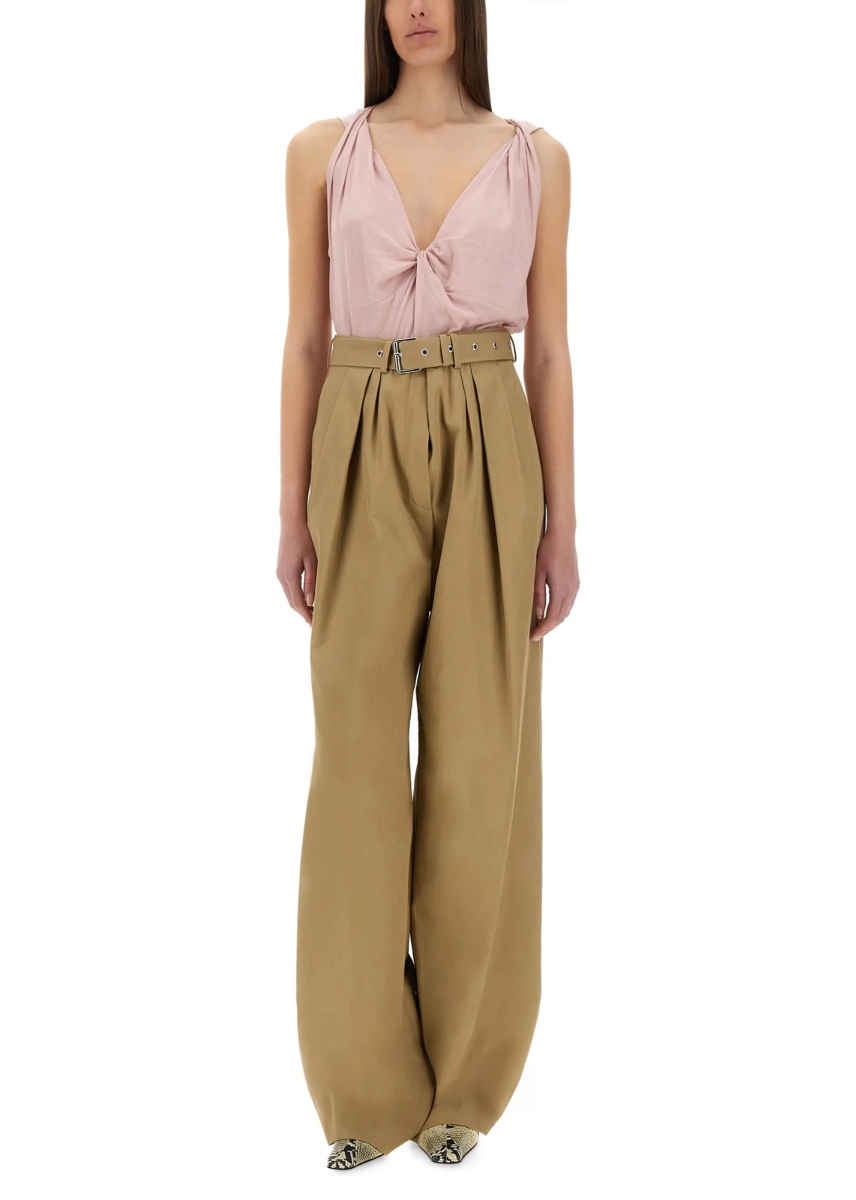 Pantaloni Wide-Leg Pants With Belt - Img 2